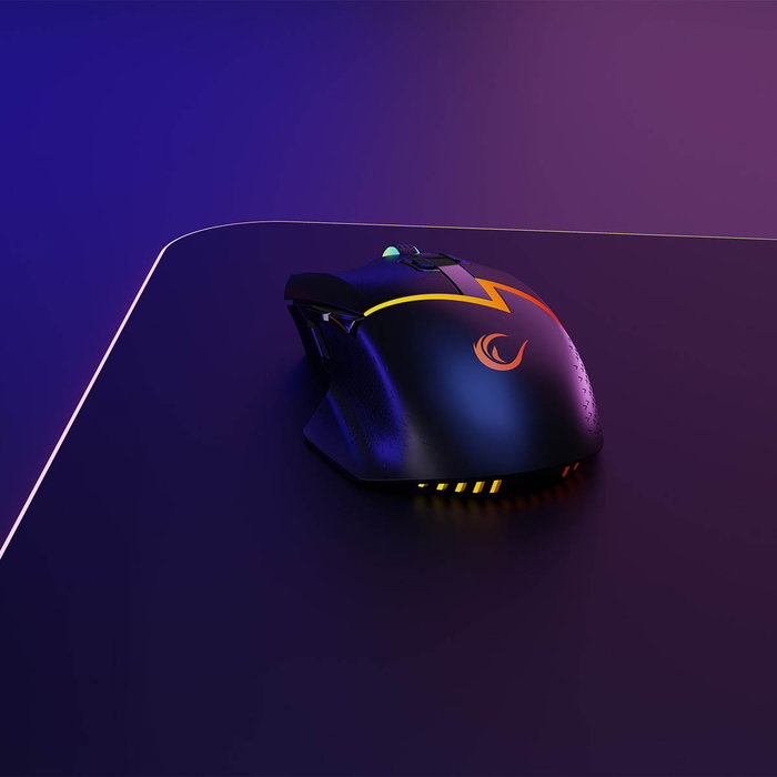 Rampage Drop M3 V2 Ratón Inalámbrico Gaming 24000 DPI Óptico Negro