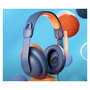 Logitech ZONE LEARN Auriculares Diadema para Educación, Alámbrico 3.5mm, Color Azul y Naranja, Circumaural, 192g, Micrófono Boom, Diseñado para Niños