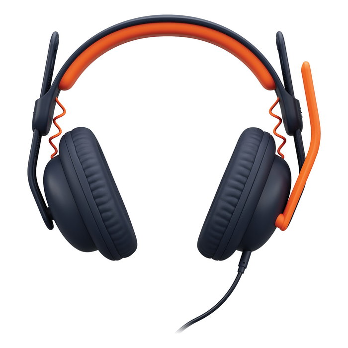 Logitech ZONE LEARN Auriculares Diadema para Educación, Alámbrico 3.5mm, Color Azul y Naranja, Circumaural, 192g, Micrófono Boom, Diseñado para Niños Logitech ZONE LEARN Auriculares Diadema para Educación, Alámbrico 3.5mm, Color Azul y Naranja, Circumaural, 192g, Micrófono Boom, Diseñado para Niños