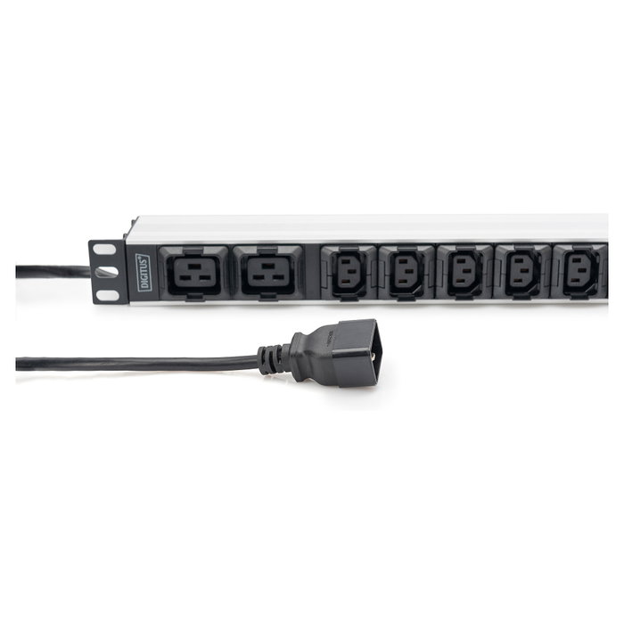 Digitus DN-95427 PDU Monofásica de 1U con 10 Salidas AC y Conector C20 Digitus DN-95427 PDU Monofásica de 1U con 10 Salidas AC y Conector C20