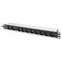 Digitus DN-95427 PDU Monofásica de 1U con 10 Salidas AC y Conector C20