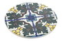 DKD Home Decor Posavasos de Dolomita con Diseño de Azulejos, 72 unidades