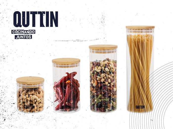 Quttin Tarro Boro Óptico Bamboo 9 x 16 cm (12 Unidades)