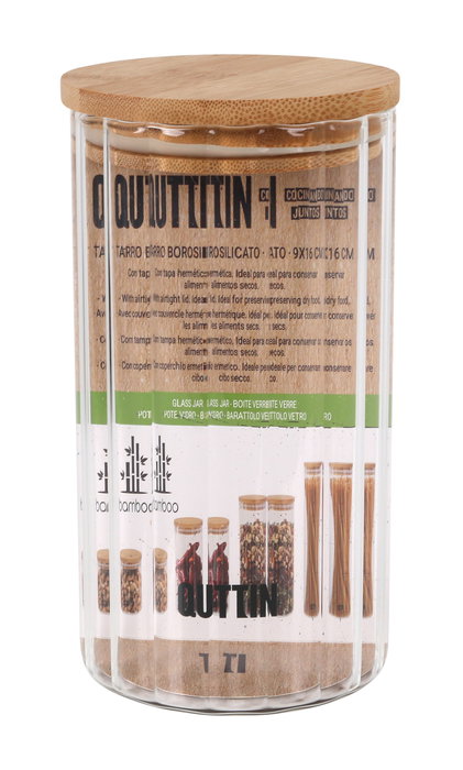 Quttin Tarro Boro Óptico Bamboo 9 x 16 cm (12 Unidades)