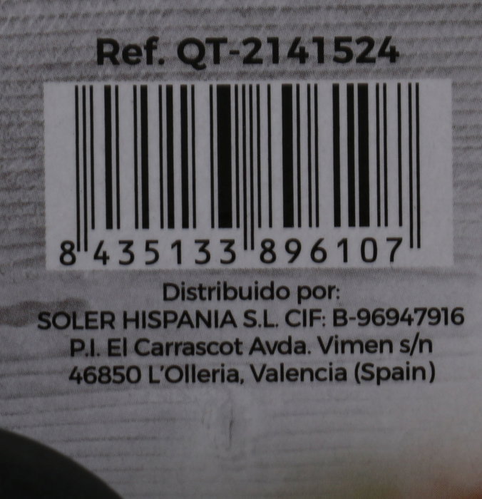 Quttin Tapa con Desvaporizador de Aluminio 24 cm (12 Unidades)