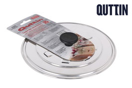 Quttin Tapa con Desvaporizador de Aluminio 24 cm (12 Unidades)