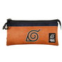 Karactermania Estuche Portatodo Triple Naruto Shippuden 23x11x7cm Repelente a Líquidos con Material Reciclado