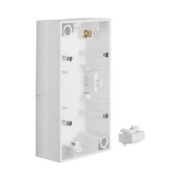 Berker 10428989 Caja de salida de 2 huecos blanco brillante
