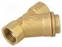 IBO Filtro inclinado de latón 1/2'' con malla