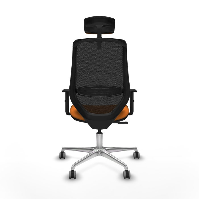 PIQUERAS Y CRESPO Silla de oficina Mardos Naranja y Negro PIQUERAS Y CRESPO Silla de oficina Mardos Naranja y Negro