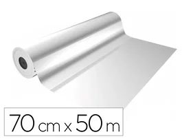 Basika Papel de regalo de polipropileno transparente, bobina 70 cm x 50 m