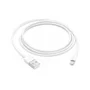Apple Cable MUQW3ZM/A de conector Lightning a USB A (USB 2.0) para carga y sincronización, 1 metro, color Blanco