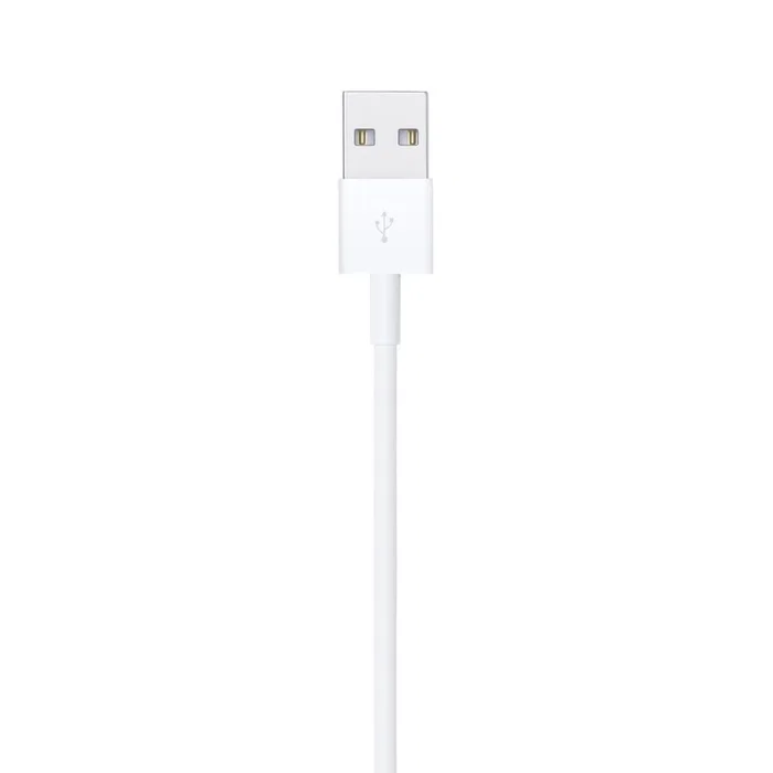 Apple Cable MUQW3ZM/A de conector Lightning a USB A (USB 2.0) para carga y sincronización, 1 metro, color Blanco