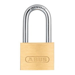 Abus Candado Latón Arco Largo con 2 Llaves - Modelo 713/50HB50, Medida 50 mm (48 x 37 mm, Arco 25 x 48.5 mm)