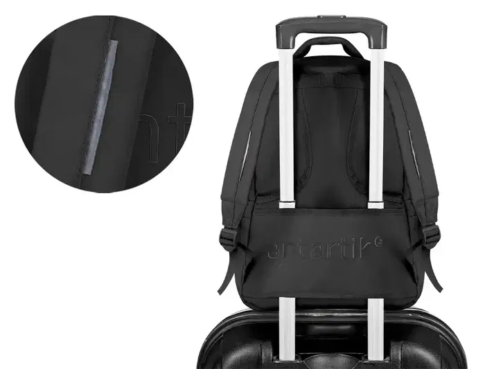 Antartik Mochila Fusion Flex Multibolsillo Impermeable 19L Negro 450x180x300 mm Antartik Mochila Fusion Flex Multibolsillo Impermeable 19L Negro 450x180x300 mm