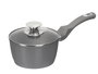 Kinvara Cazo para Inducción Forjado, 16 cm de Diámetro, Color Gris - Aluminio EN601, Mango de Tacto Suave (Set de 6)