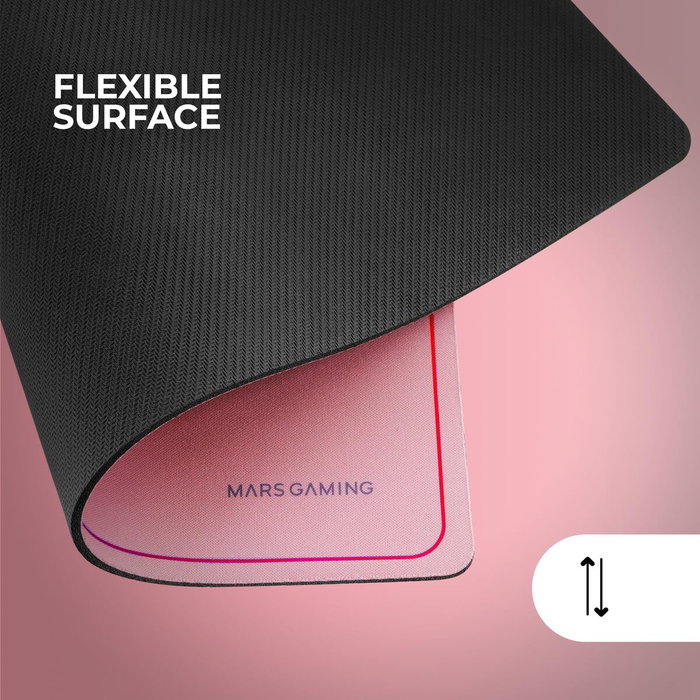 Mars Gaming MMP124 Alfombrilla Rosa con Borde Rainbow Mars Gaming MMP124 Alfombrilla Rosa con Borde Rainbow