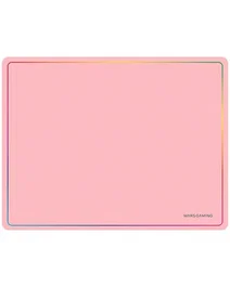 Mars Gaming Alfombrilla Gaming MMP124, Nanotextil de Alta Precisión, Borde Rainbow, Base Antideslizante, Tamaño 360x260x3 mm, Color Rosa