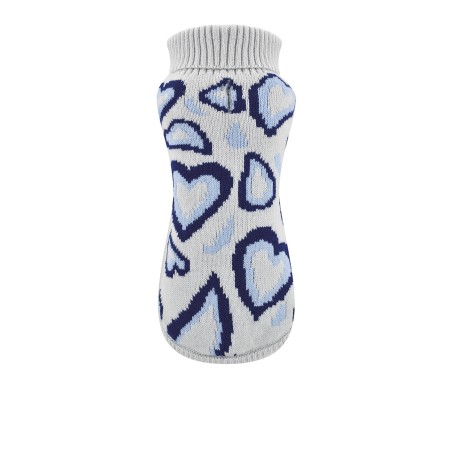 Nayeco Jersey Punto Pop Love para Perros, Azul, 50 cm