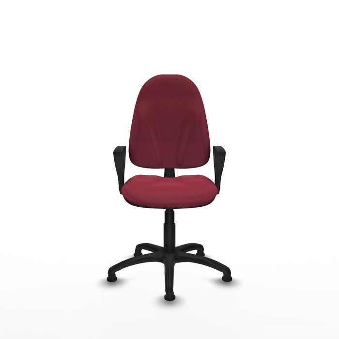 PIQUERAS Y CRESPO Silla de oficina Algarra Granate con mecanismos de contacto permanente PIQUERAS Y CRESPO Silla de oficina Algarra Granate con mecanismos de contacto permanente
