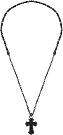 Police Collar AFFIX NECKLACE BLACK Negro