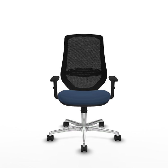 PIQUERAS Y CRESPO Silla de oficina Mardos con mecanismo Sincro, Azul marino y Negro PIQUERAS Y CRESPO Silla de oficina Mardos con mecanismo Sincro, Azul marino y Negro