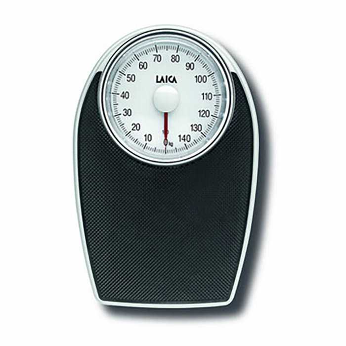 Laica PS2024 Báscula de baño analógica Negro, Blanco, 150 kg