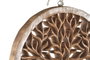 DKD Home Decor Decoración Colgante de Madera y Algodón Árbol