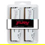 Kingston FURY Beast 64GB (2x32GB) 6400MT/s DDR5 CL32 DIMM Kit White RGB EXPO