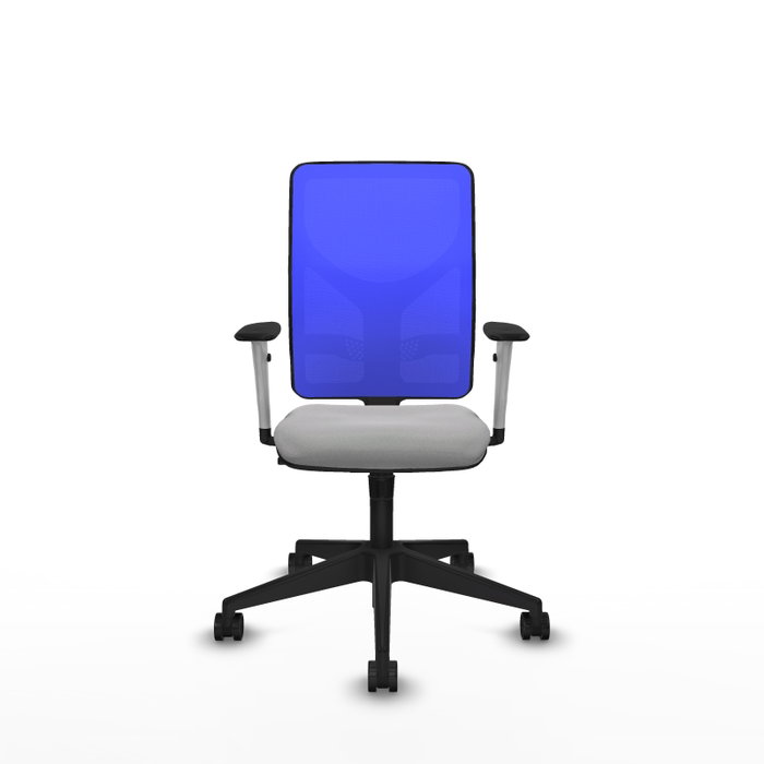 PIQUERAS Y CRESPO Silla de oficina Motilla con mecanismo Sincro, Gris claro y Azul PIQUERAS Y CRESPO Silla de oficina Motilla con mecanismo Sincro, Gris claro y Azul