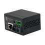 LevelOne Convertidor de Medios Fibra Óptica IEC-4001, 10/100TX a 100FX SC MM 2 km, Negro, para Ethernet Fast