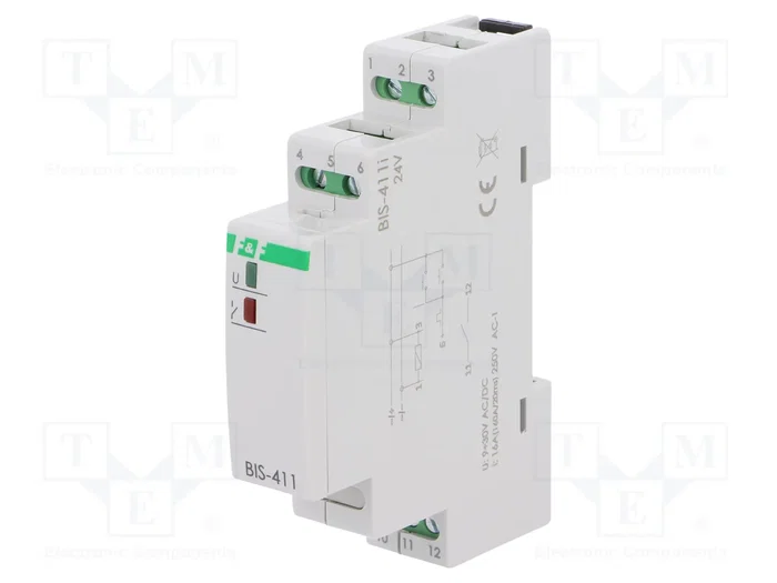 F&F BIS-411I-24V Relé de instalación biestable 16A F&F BIS-411I-24V Relé de instalación biestable 16A