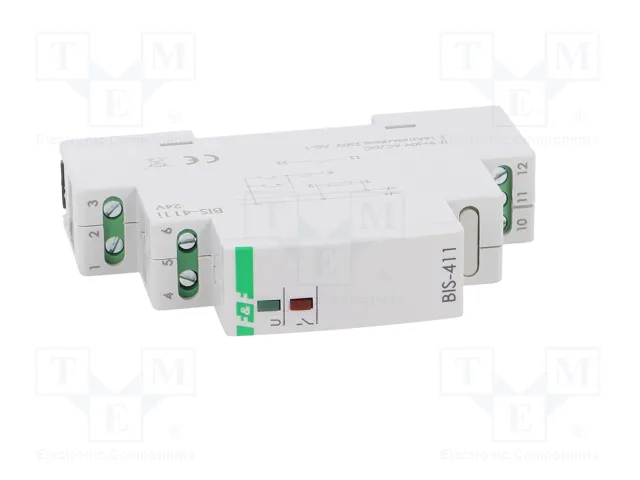F&F BIS-411I-24V Relé de instalación biestable 16A F&F BIS-411I-24V Relé de instalación biestable 16A
