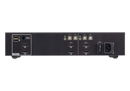 Aten CS1142DP4C Switch KVM de seguridad avanzada DisplayPort Dual con CAC y PSD PP v4.0