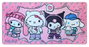 Sakami Merchandise Alfombrilla de ratón Sanrio XXL Pink Black Party Series Hello Kitty & Friends Pop