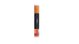 L'Oreal Paris Infallible Esmalte de uñas 2-en-1 Efecto Gel, Ve-Naranja