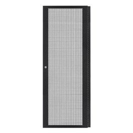 MicroConnect Puerta Metálica Perforada 42HU Ancho 600 Negro