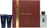 Dolce & Gabbana K Gift Set 100ml EDT + 50ml Aftershave Balm + 50ml Shower Gel Dolce & Gabbana K Gift Set 100ml EDT + 50ml Aftershave Balm + 50ml Shower Gel