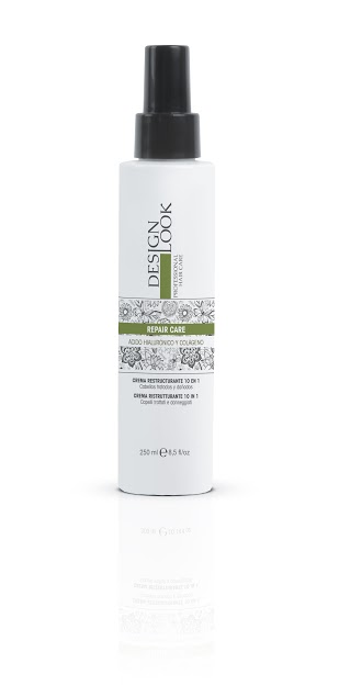 Design Look Crema Reestructurante 10 en 1 Repair Care con Ácido Hialurónico y Colágeno 250ml