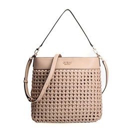 Sicilia, Fibra artificial, Bolsa de tela, Rosa, HWWG8490020PIN, Para mujeres, 29 x 9 x 24