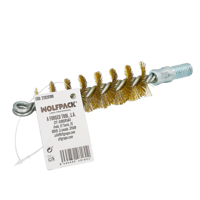 WOLFPACK LINEA PROFESIONAL Cepillo Limpiatubos de Acero 30 mm M12 WOLFPACK LINEA PROFESIONAL Cepillo Limpiatubos de Acero 30 mm M12