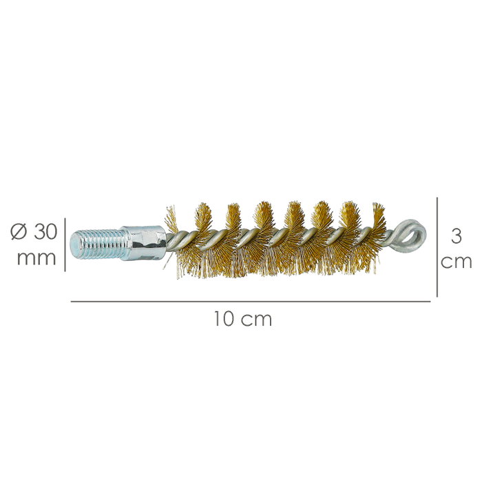 WOLFPACK LINEA PROFESIONAL Cepillo Limpiatubos de Acero 30 mm M12 WOLFPACK LINEA PROFESIONAL Cepillo Limpiatubos de Acero 30 mm M12