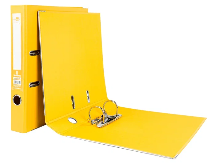 Liderpapel Archivador de Palanca A4 Amarillo 52mm Liderpapel Archivador de Palanca A4 Amarillo 52mm