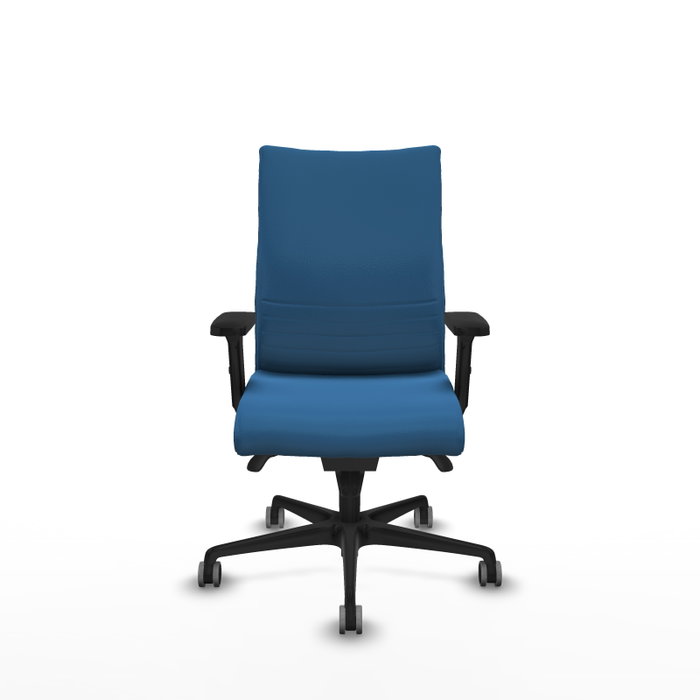 PIQUERAS Y CRESPO Silla Albacete Confidente Azul Claro con Mecanismo Sincro y Brazos 2D PIQUERAS Y CRESPO Silla Albacete Confidente Azul Claro con Mecanismo Sincro y Brazos 2D