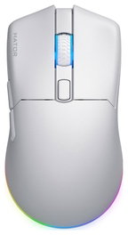Hator Pulsar 3 Ratón Gaming Inalámbrico 12000 DPI Óptico Blanco