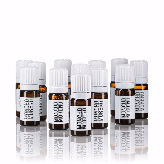 Moncho Moreno Hair Parachute Ampollas - Tratamiento Anticaída con Vitaminas para el Cabello - 12 Unidades x 6 ml