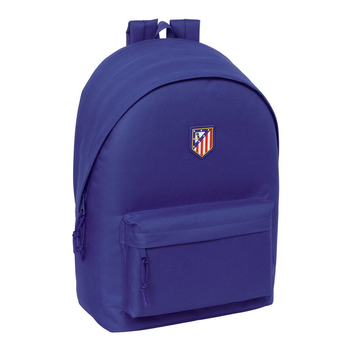 Safta Mochila Doble para Portátil 15,6 pulg. con USB Atlético de Madrid Teen Dark Blue