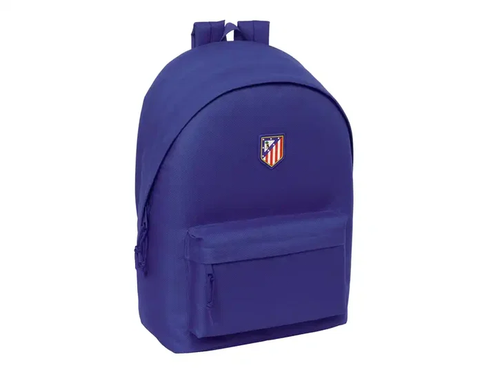 Safta Mochila Doble para Portátil 15,6 pulg. con USB Atlético de Madrid Teen Dark Blue