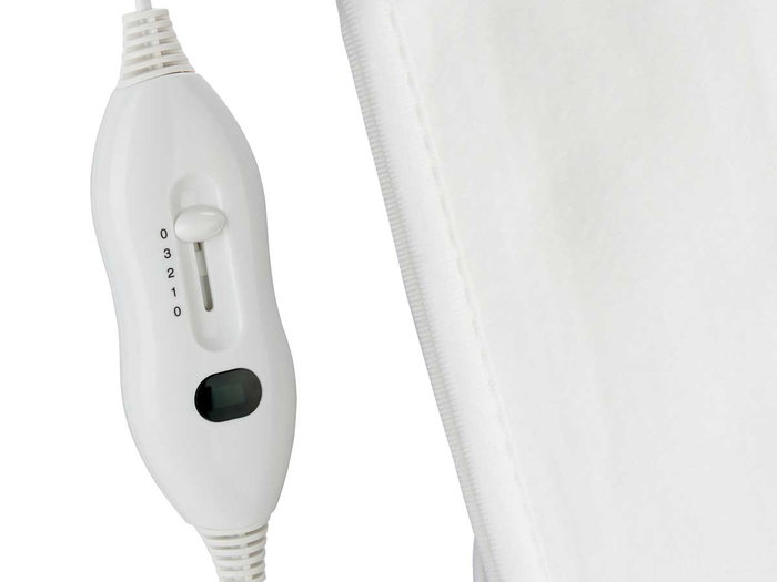 GIFTDECOR Calientacamas Individual Blanco