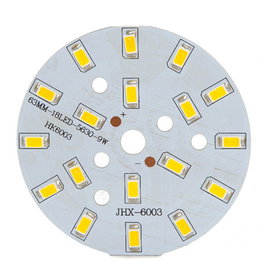 Módulo LED 9W 900Lm 6000K 18 LEDs Ø65mm Luz Fría